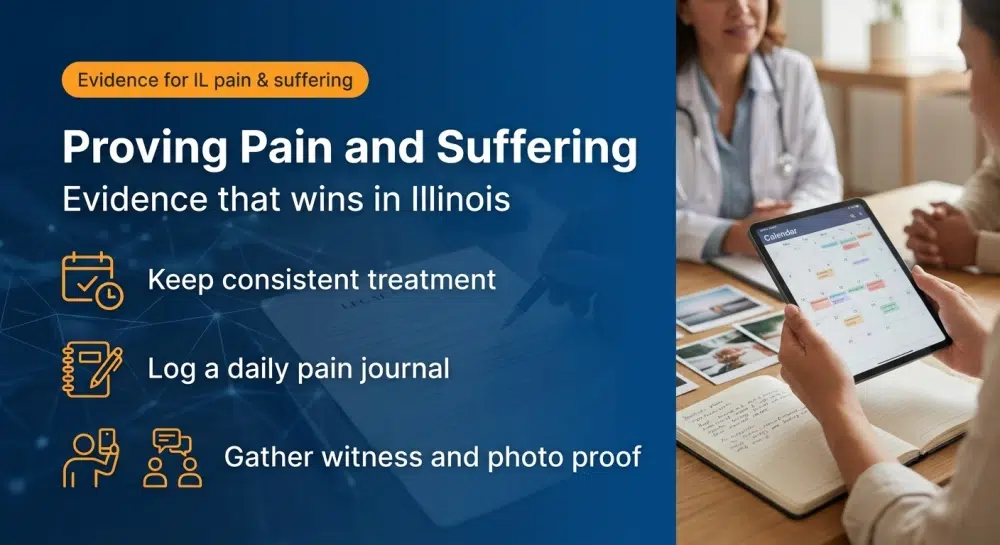 Infographic: Proving Pain and Suffering - Evidence that wins in Illinois
