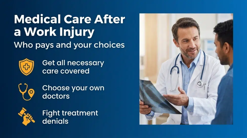 Medical Care After a Work Injury - Who pays and your choices