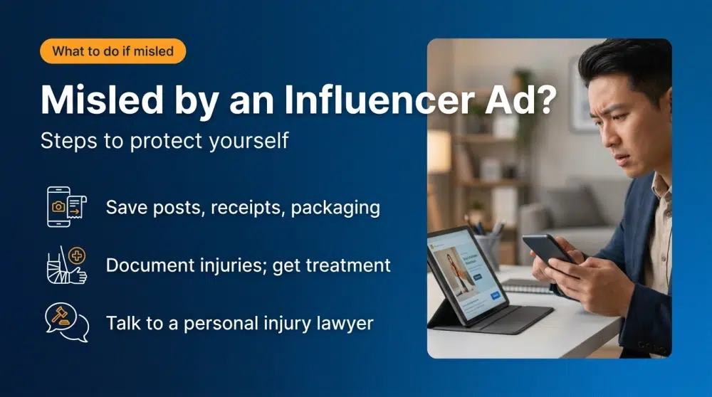 Misled by an Influencer Ad? - Steps to protect yourself