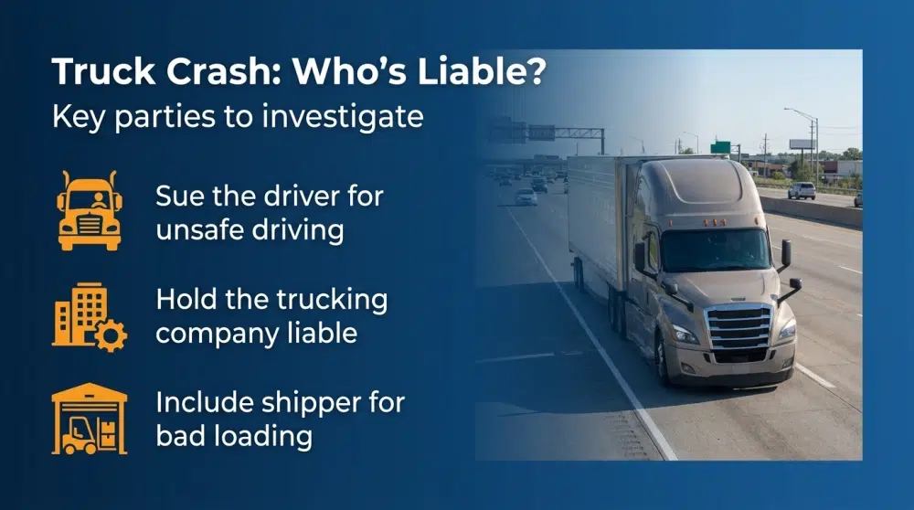 Truck Crash: Who's Liable? — Key parties to investigate