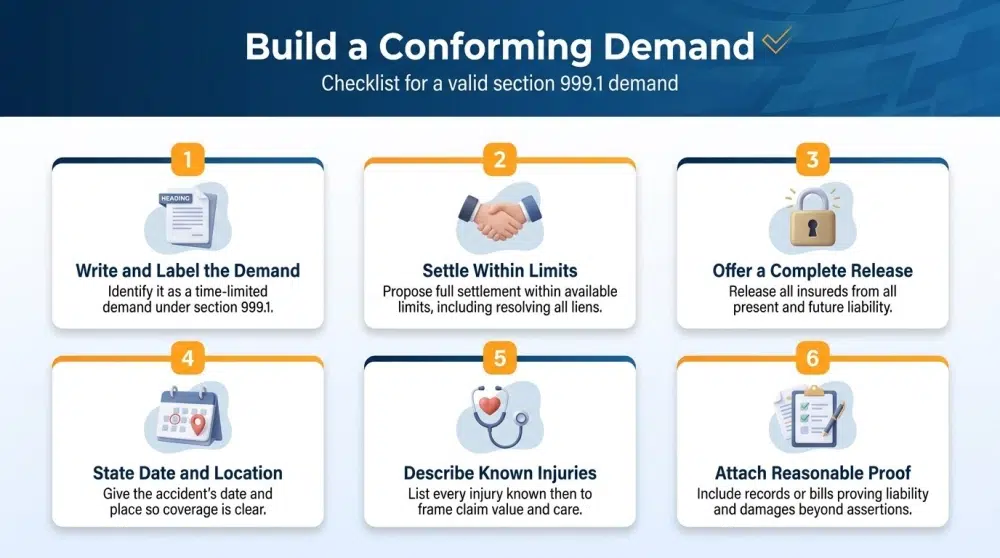 Build a Conforming Demand infographic
