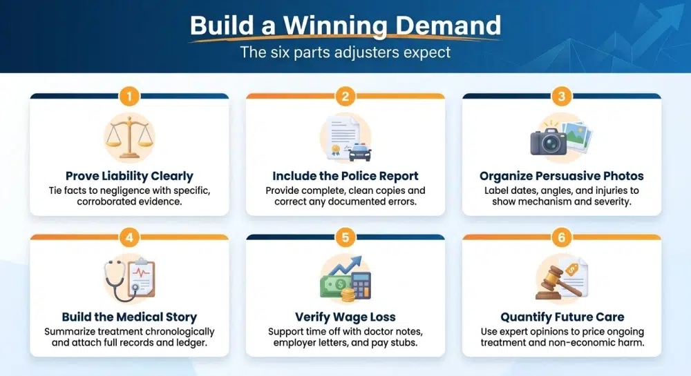 Build a Winning Demand — The six parts adjusters expect