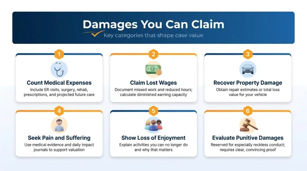 Damages You Can Claim - Key categories that shape case value