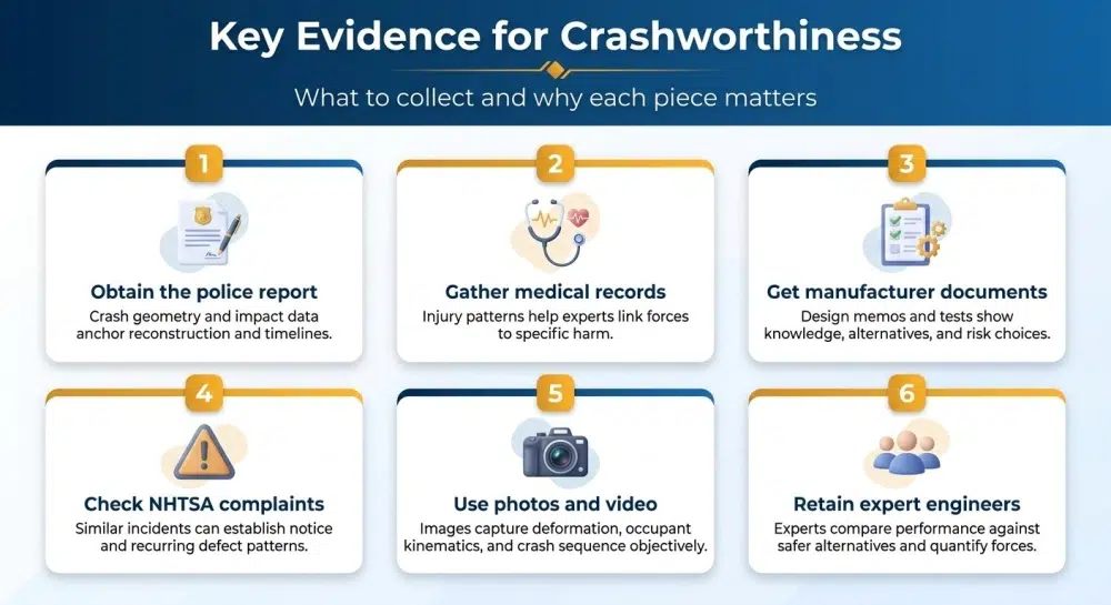 Key Evidence for Crashworthiness