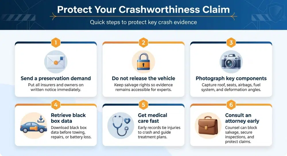 Protect Your Crashworthiness Claim
