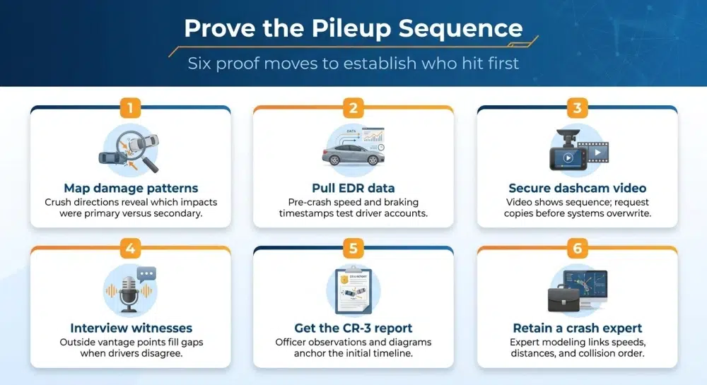 Prove the Pileup Sequence infographic