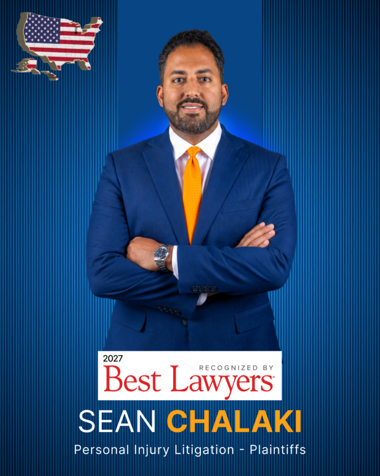 Sean Chalaki, founding partner of GoSuits, recognized by Best Lawyers 2027 for Personal Injury Litigation - Plaintiffs