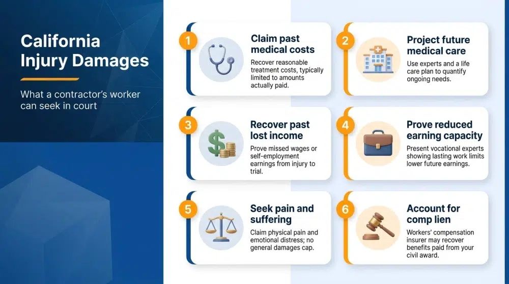 California Injury Damages — Damages and liens overview