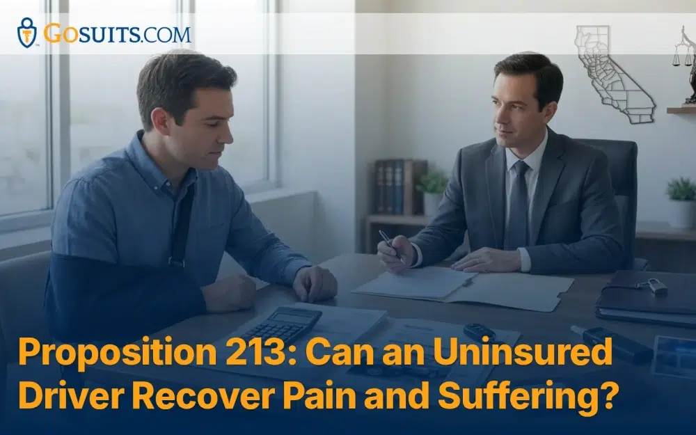 Proposition 213: Can an Uninsured Driver Recover Pain and Suffering?