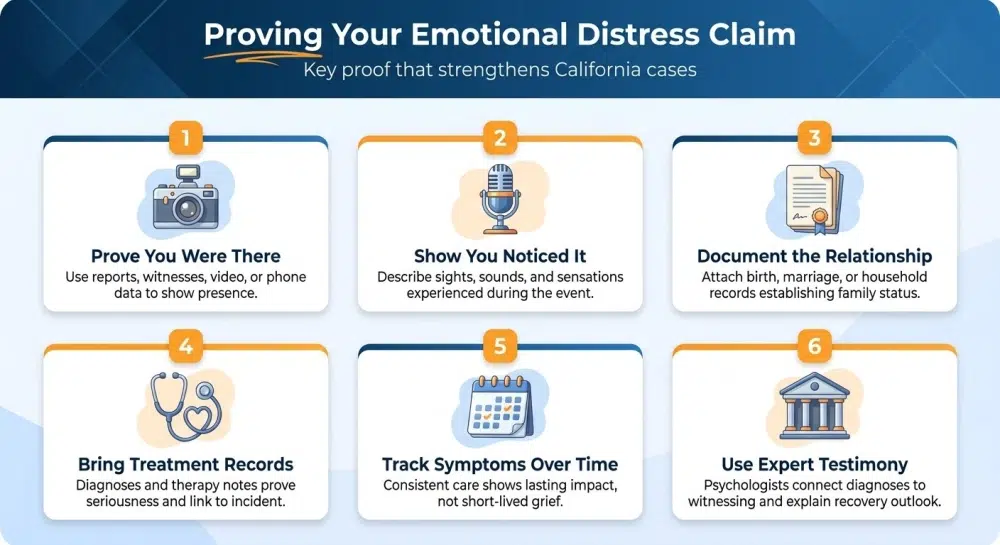 Proving Your Emotional Distress Claim — Key proof that strengthens California cases