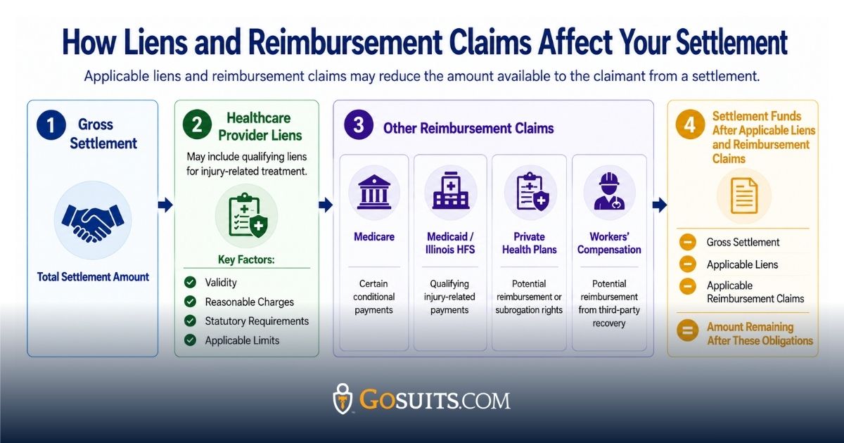 What can reduce what you actually keep from a settlement?